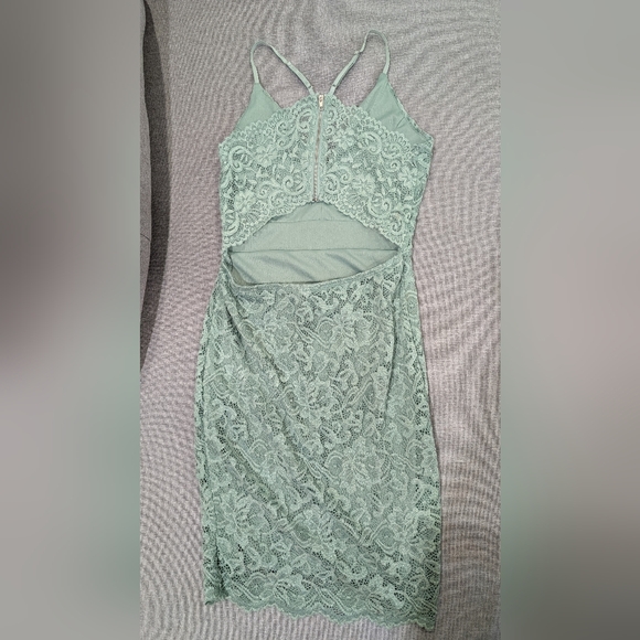 Revamped mini dress in size xs - mint green - Picture 2 of 2